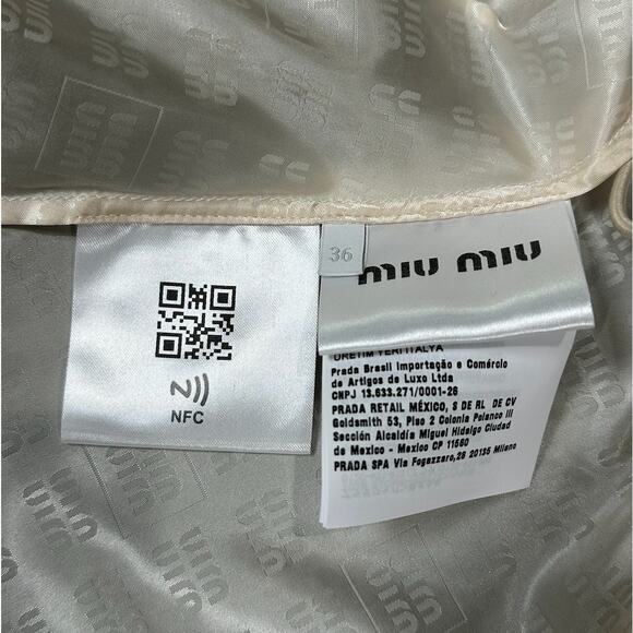 Miu Miu Nylon Hooded Mini Dress Vest Utility Style Size 36 NWT - Picture 2 of 7